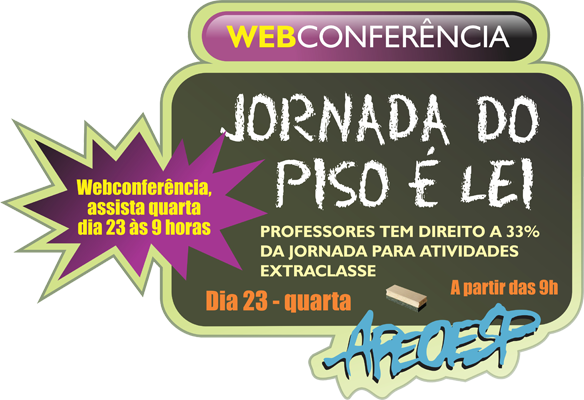 Webconferência sobre Lei do Piso