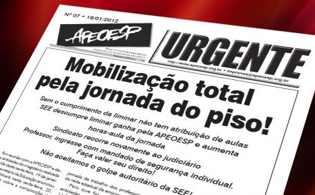 Juiz concede liminar contra estorno do salário do professor categoria 