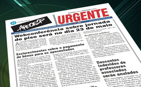 Webconferência sobre jornada do piso será no dia 23 de maio
