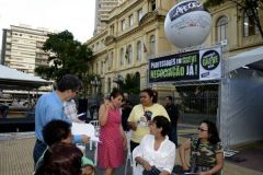 Acampamento-protesto em frente à Secretaria da Educação (25/03/2015)