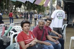 Acampamento recebe visita de profas. de MG 27/05 - Cilene Beatriz Cerqueira e Feliciana Saldanha