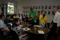 Reunião da APEOESP e entidades do Grito pela Educação Pública de Qualidade no Estado de SP na Secretaria da Educação
