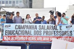 Assembleia estadual dos professores, seguida de passeata - 11/11/2016
