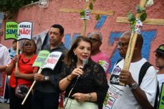 ATO DE DESGRAVO ÀS VÍTIMAS DE VIOLÊNCIA NAS ESCOLAS - PRAÇA DA REPÚBLICA/ EE THOMAZIA MONTORO - 29/03/2023