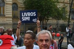 ATO LIVROS SIM, PELA LIBERDADE DE CÁTEDRA E VALORIZAÇÃO PROFESSORES - 16/08/2023 - Praça da República