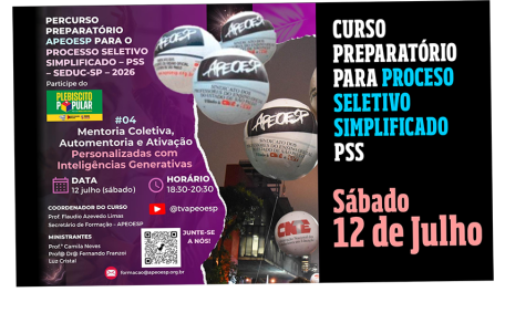Mentoria Coletiva, Automentoria e Ativação 04 – PerCurso APEOESP para PSS SEDUC-SP – 2026
