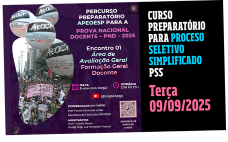 Encontro 01 do PerCurso Preparatório APEOESP para a Prova Nacional Docente (PND)