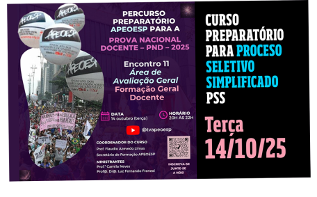 Encontro 11 – PerCurso Preparatório APEOESP para a Prova Nacional Docente (PND) 2025