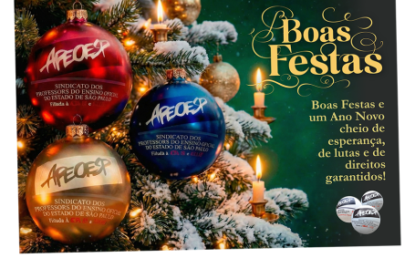 APEOSP DESEJA A TODOS BOAS FESTAS