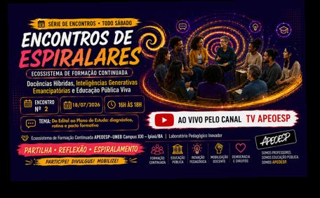 Encontros de Espiralares #2 | Docências Híbridas, Inteligências Generativas e Educação Pública Viva
