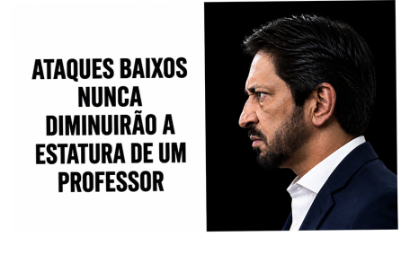 ATAQUES BAIXOS NUNCA DIMINUIRÃO A ESTATURA DE UM PROFESSOR
